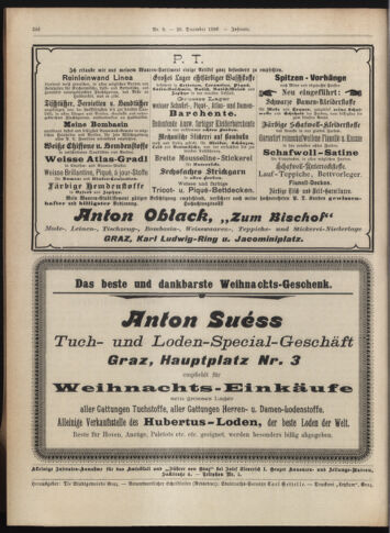 Amtsblatt der landesfürstlichen Hauptstadt Graz 18961220 Seite: 40