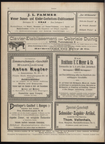 Amtsblatt der landesfürstlichen Hauptstadt Graz 18961231 Seite: 38