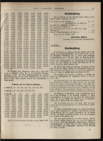 Amtsblatt der landesfürstlichen Hauptstadt Graz 18970110 Seite: 41