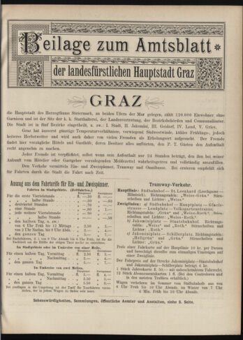 Amtsblatt der landesfürstlichen Hauptstadt Graz 18970110 Seite: 47