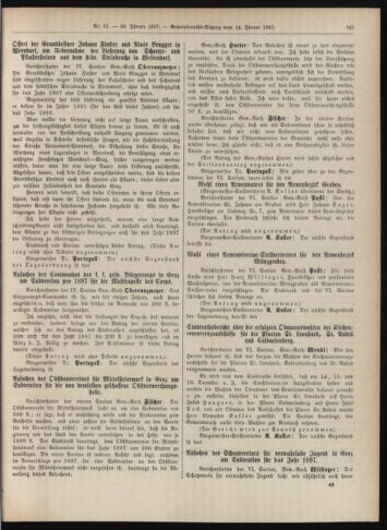 Amtsblatt der landesfürstlichen Hauptstadt Graz 18970120 Seite: 25