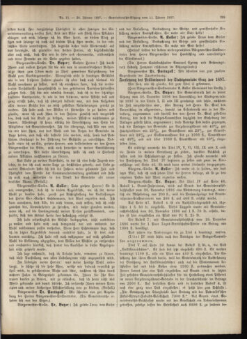 Amtsblatt der landesfürstlichen Hauptstadt Graz 18970120 Seite: 5