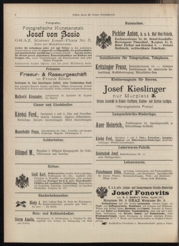 Amtsblatt der landesfürstlichen Hauptstadt Graz 18970210 Seite: 26