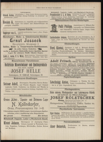 Amtsblatt der landesfürstlichen Hauptstadt Graz 18970210 Seite: 27