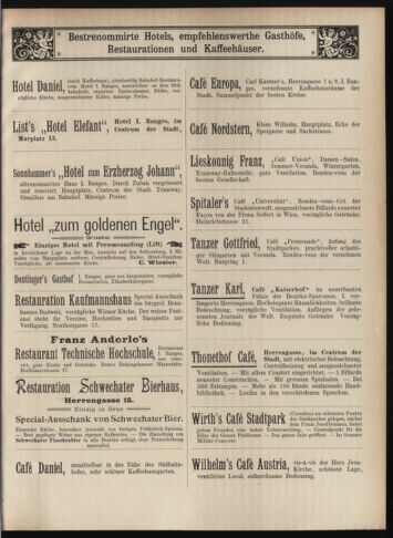 Amtsblatt der landesfürstlichen Hauptstadt Graz 18970210 Seite: 29