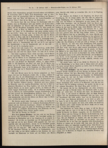 Amtsblatt der landesfürstlichen Hauptstadt Graz 18970220 Seite: 14