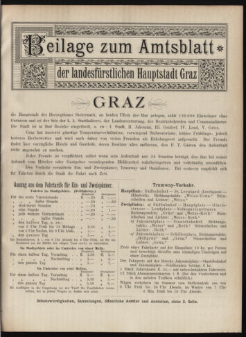 Amtsblatt der landesfürstlichen Hauptstadt Graz 18970220 Seite: 25