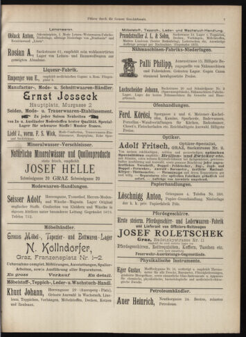 Amtsblatt der landesfürstlichen Hauptstadt Graz 18970220 Seite: 31