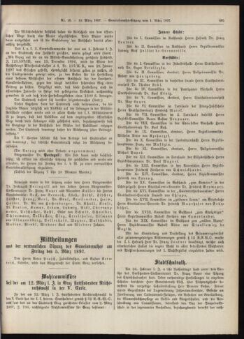 Amtsblatt der landesfürstlichen Hauptstadt Graz 18970310 Seite: 39