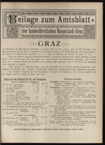 Amtsblatt der landesfürstlichen Hauptstadt Graz 18970310 Seite: 47