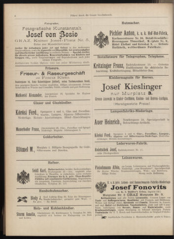 Amtsblatt der landesfürstlichen Hauptstadt Graz 18970310 Seite: 52