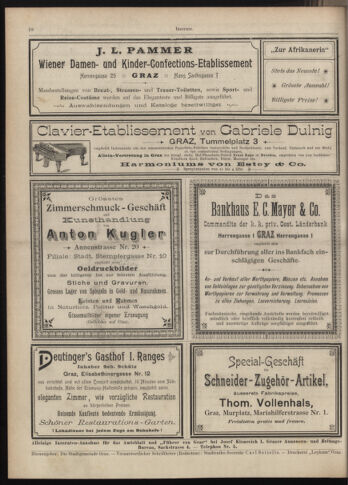 Amtsblatt der landesfürstlichen Hauptstadt Graz 18970310 Seite: 56