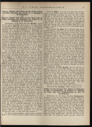 Amtsblatt der landesfürstlichen Hauptstadt Graz 18970320 Seite: 15