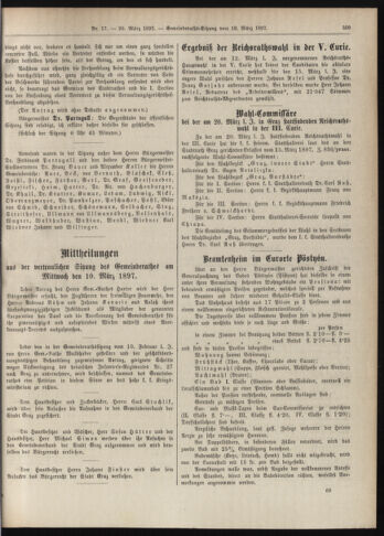 Amtsblatt der landesfürstlichen Hauptstadt Graz 18970320 Seite: 17