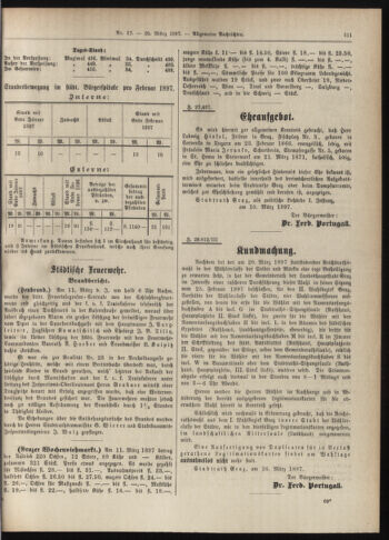 Amtsblatt der landesfürstlichen Hauptstadt Graz 18970320 Seite: 19