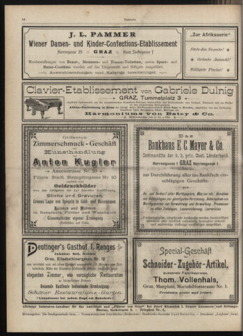 Amtsblatt der landesfürstlichen Hauptstadt Graz 18970320 Seite: 34