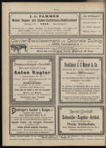 Amtsblatt der landesfürstlichen Hauptstadt Graz 18970331 Seite: 38