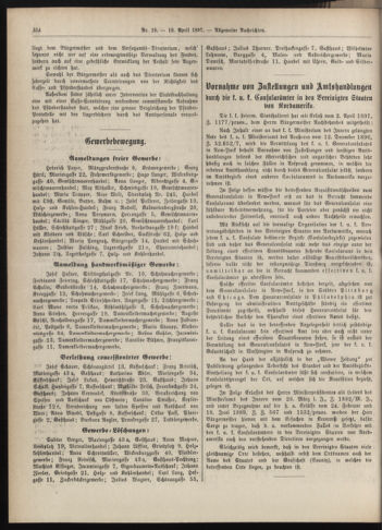 Amtsblatt der landesfürstlichen Hauptstadt Graz 18970410 Seite: 10