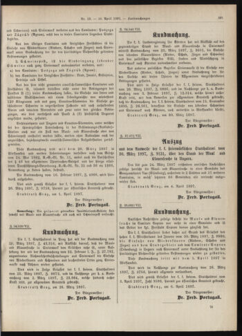 Amtsblatt der landesfürstlichen Hauptstadt Graz 18970410 Seite: 17