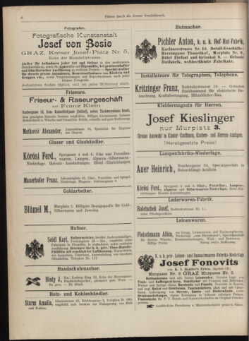 Amtsblatt der landesfürstlichen Hauptstadt Graz 18970410 Seite: 24