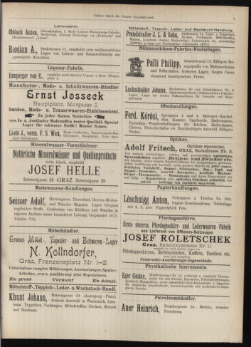 Amtsblatt der landesfürstlichen Hauptstadt Graz 18970410 Seite: 25