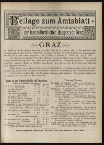 Amtsblatt der landesfürstlichen Hauptstadt Graz 18970420 Seite: 25