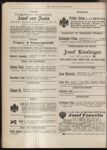 Amtsblatt der landesfürstlichen Hauptstadt Graz 18970420 Seite: 30