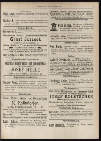 Amtsblatt der landesfürstlichen Hauptstadt Graz 18970420 Seite: 31