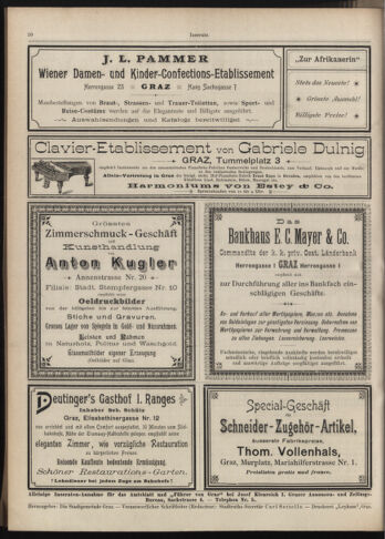 Amtsblatt der landesfürstlichen Hauptstadt Graz 18970420 Seite: 34