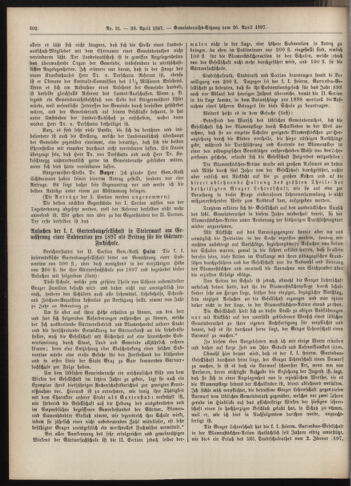 Amtsblatt der landesfürstlichen Hauptstadt Graz 18970430 Seite: 16