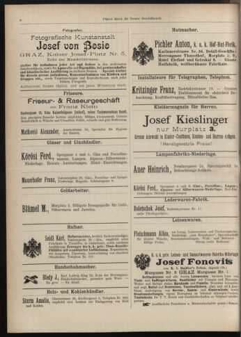 Amtsblatt der landesfürstlichen Hauptstadt Graz 18970430 Seite: 34