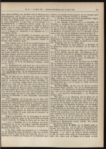 Amtsblatt der landesfürstlichen Hauptstadt Graz 18970430 Seite: 5