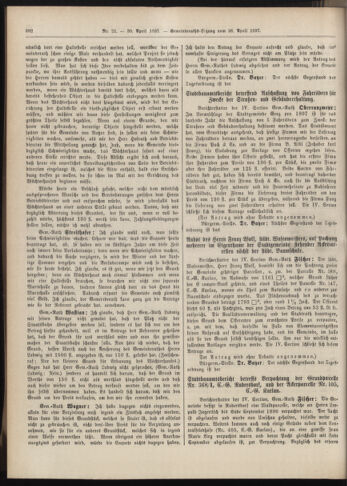 Amtsblatt der landesfürstlichen Hauptstadt Graz 18970430 Seite: 6