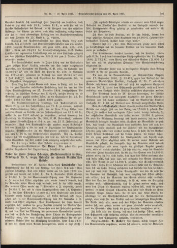 Amtsblatt der landesfürstlichen Hauptstadt Graz 18970430 Seite: 7