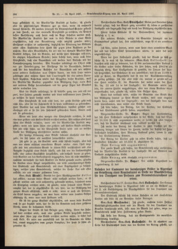 Amtsblatt der landesfürstlichen Hauptstadt Graz 18970430 Seite: 8