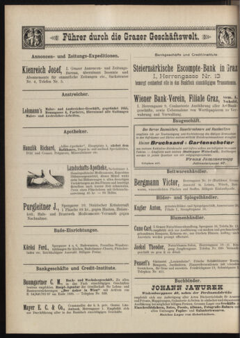 Amtsblatt der landesfürstlichen Hauptstadt Graz 18970510 Seite: 22