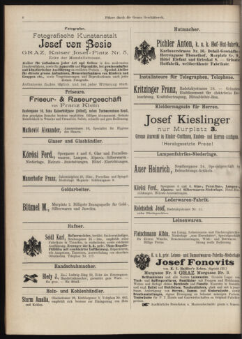 Amtsblatt der landesfürstlichen Hauptstadt Graz 18970510 Seite: 24