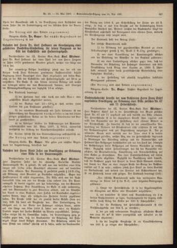 Amtsblatt der landesfürstlichen Hauptstadt Graz 18970520 Seite: 15