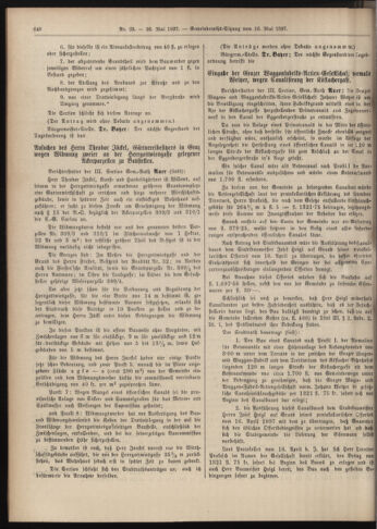 Amtsblatt der landesfürstlichen Hauptstadt Graz 18970520 Seite: 16