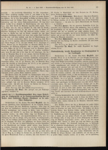 Amtsblatt der landesfürstlichen Hauptstadt Graz 18970601 Seite: 13