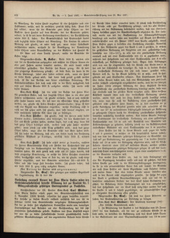 Amtsblatt der landesfürstlichen Hauptstadt Graz 18970601 Seite: 20