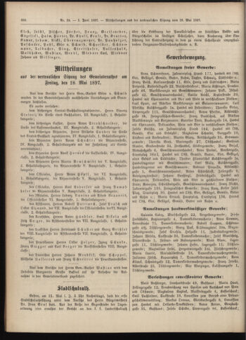 Amtsblatt der landesfürstlichen Hauptstadt Graz 18970601 Seite: 22