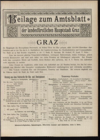 Amtsblatt der landesfürstlichen Hauptstadt Graz 18970601 Seite: 33