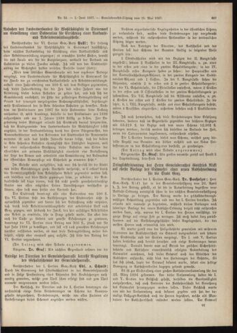 Amtsblatt der landesfürstlichen Hauptstadt Graz 18970601 Seite: 9