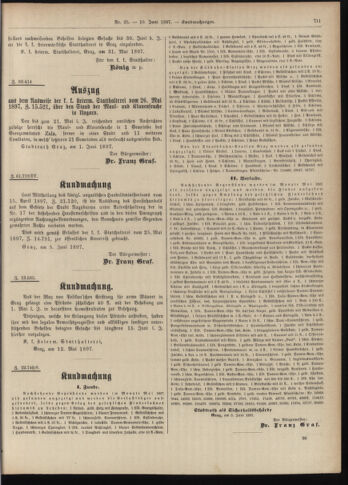 Amtsblatt der landesfürstlichen Hauptstadt Graz 18970610 Seite: 21