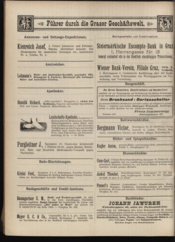 Amtsblatt der landesfürstlichen Hauptstadt Graz 18970610 Seite: 24