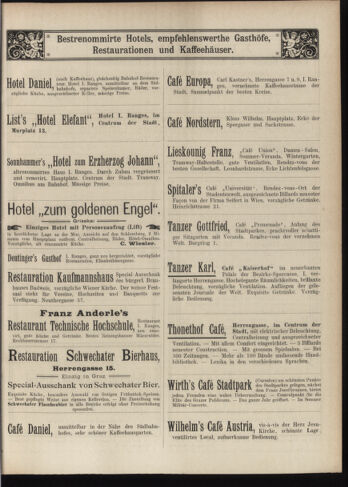 Amtsblatt der landesfürstlichen Hauptstadt Graz 18970610 Seite: 29