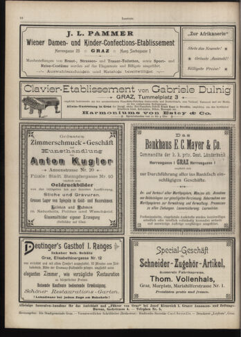 Amtsblatt der landesfürstlichen Hauptstadt Graz 18970610 Seite: 30