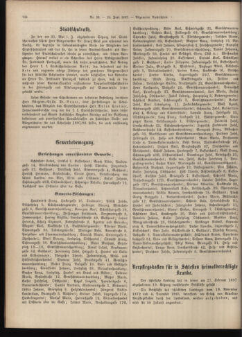 Amtsblatt der landesfürstlichen Hauptstadt Graz 18970620 Seite: 22