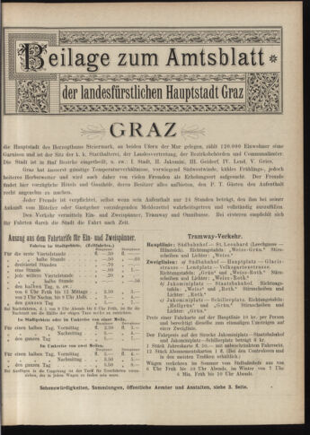 Amtsblatt der landesfürstlichen Hauptstadt Graz 18970620 Seite: 31